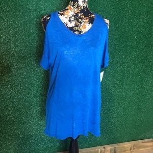Women blouse 👚 blue boat  size M NEW WITH TAGS